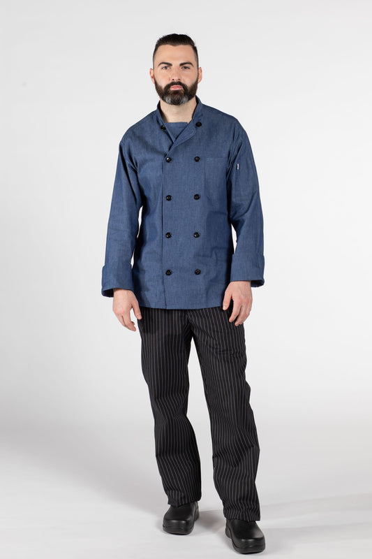 Chambray Chef Coat #0405c