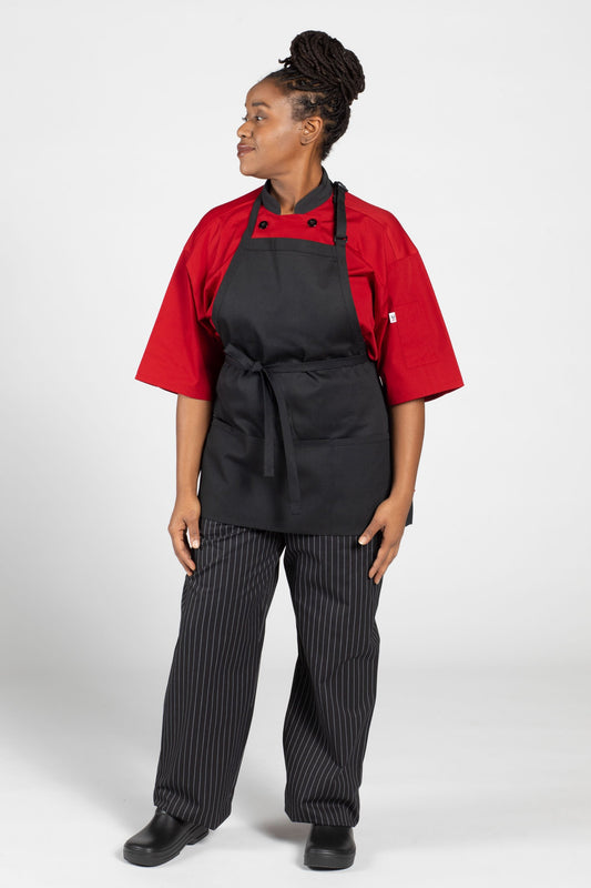 Adjustable Pocket Bib Apron #3011