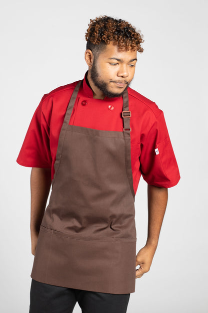 Adjustable Pocket Bib Apron #3011