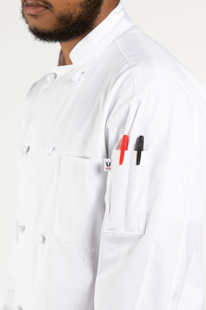 Classic Knot Chef Coat Cotton #0403C