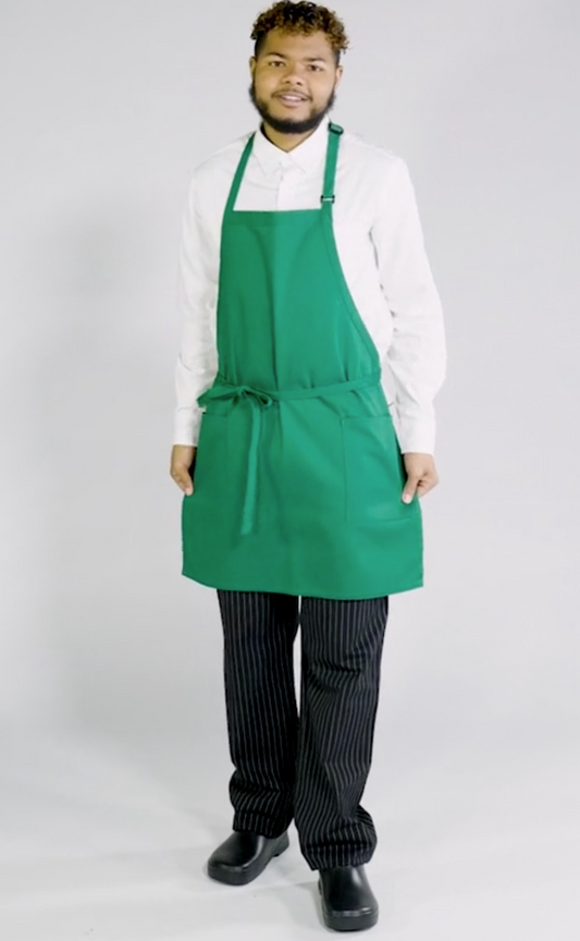 Two-Pocket Bib Apron #3016